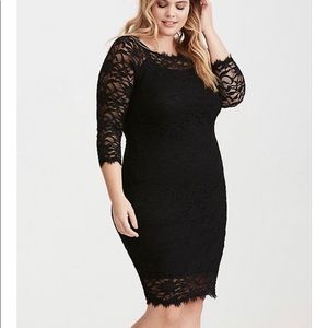 Torrid Lace Off the Shoulder Dress